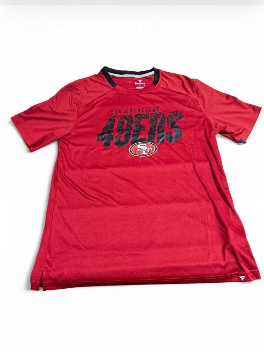 Fanatics San Francisco 49ers Red Short-Sleeve Tee with Black Accents - Picture 2 of 8